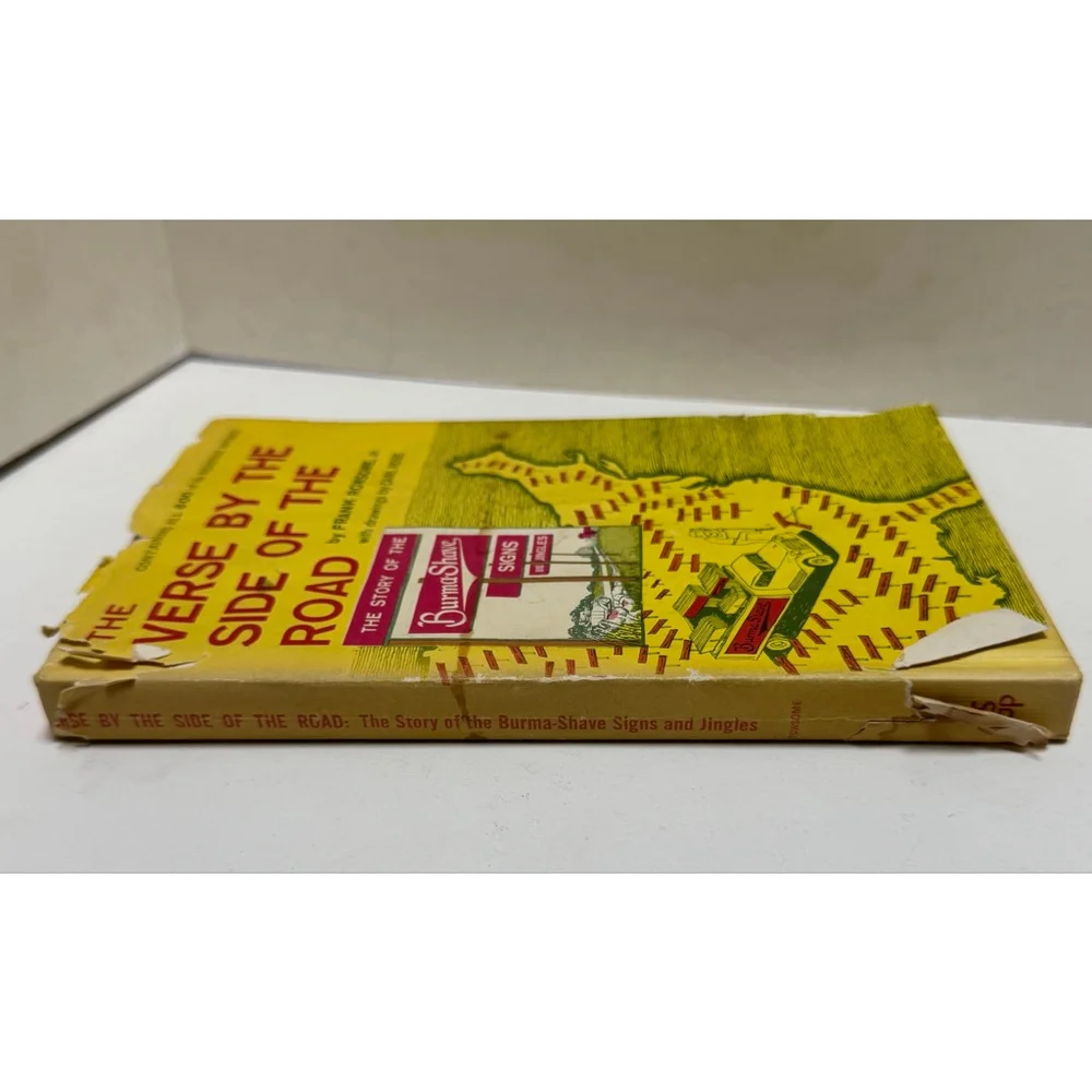 1972 The Verse by The Side of The Road by Rowsome Burma-Shave Signs HC